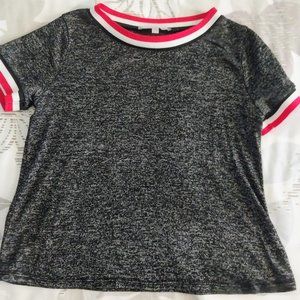 Purple Snow Black and Red Tee